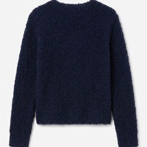Women's Navy Fuzzy Crewneck Sweater

NEW WITHOUT TAGS
